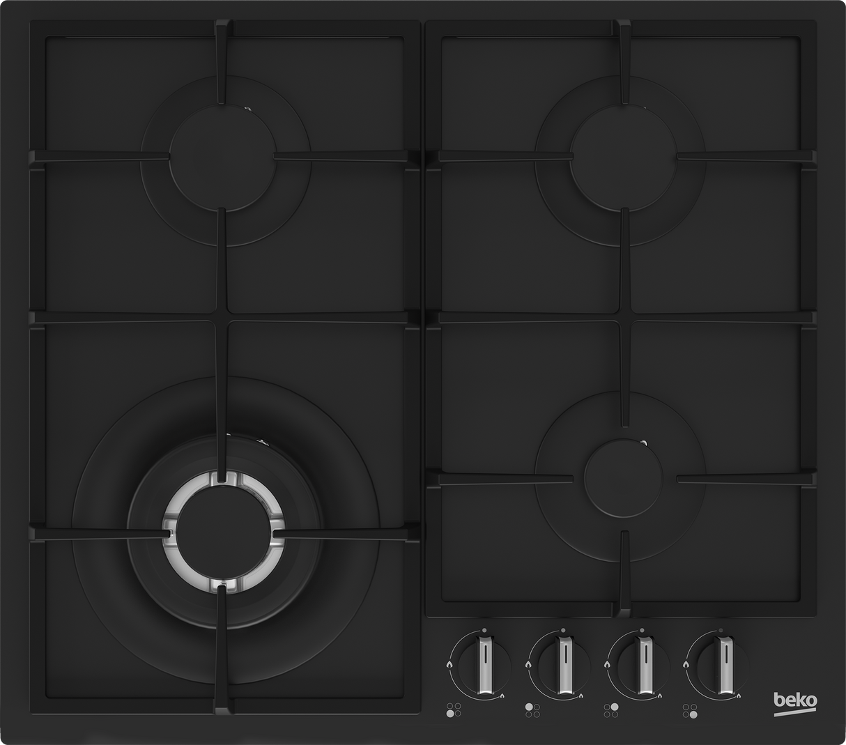 Piano Cottura A Gas Beko HIYG64225SBO 60Cm 3+1 Wok