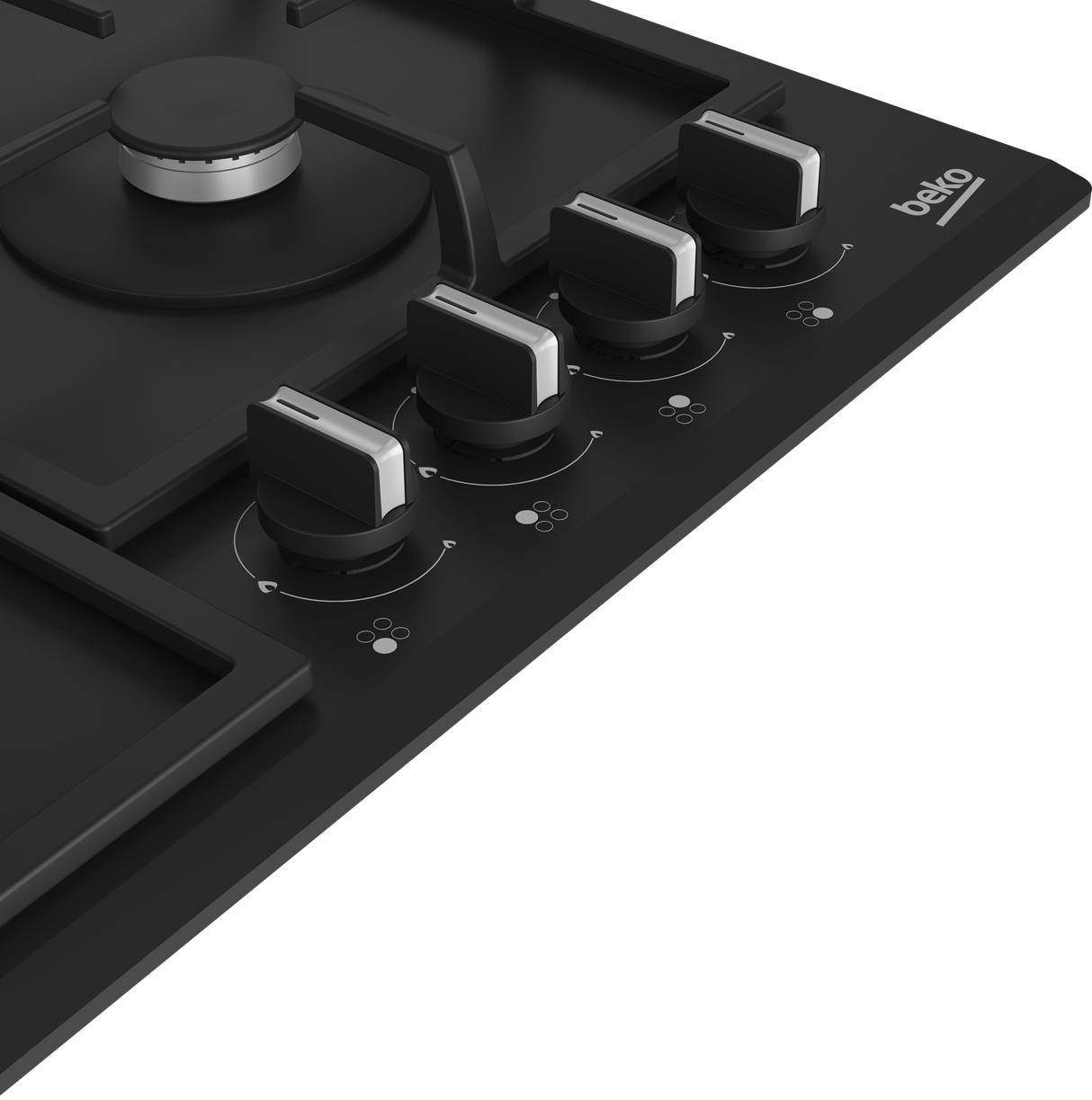 Piano Cottura A Gas Beko HIYG64225SBO 60Cm 3+1 Wok