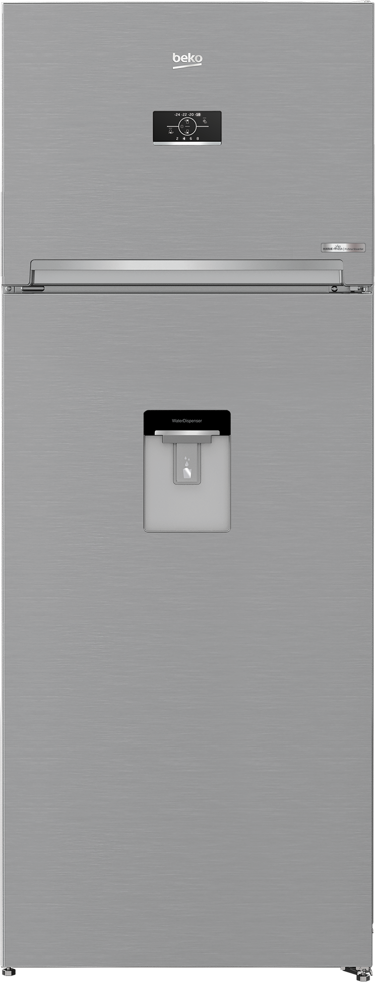 Frigorifero Beko RDNE455E40DXBN Doppia Porta 455 Lt Classe E No Frost Metal Look