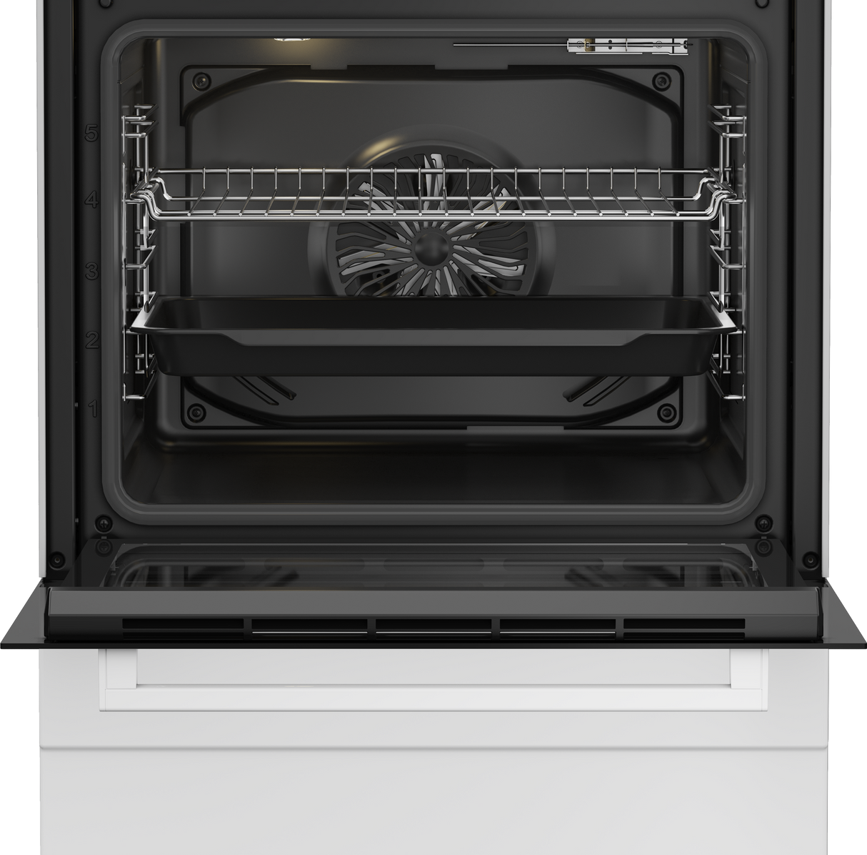 Cucina Beko FBE62011WC Forno Elettrico Ventilato 60X60 4 Fuochi A Gas Colore Bianco Classe A