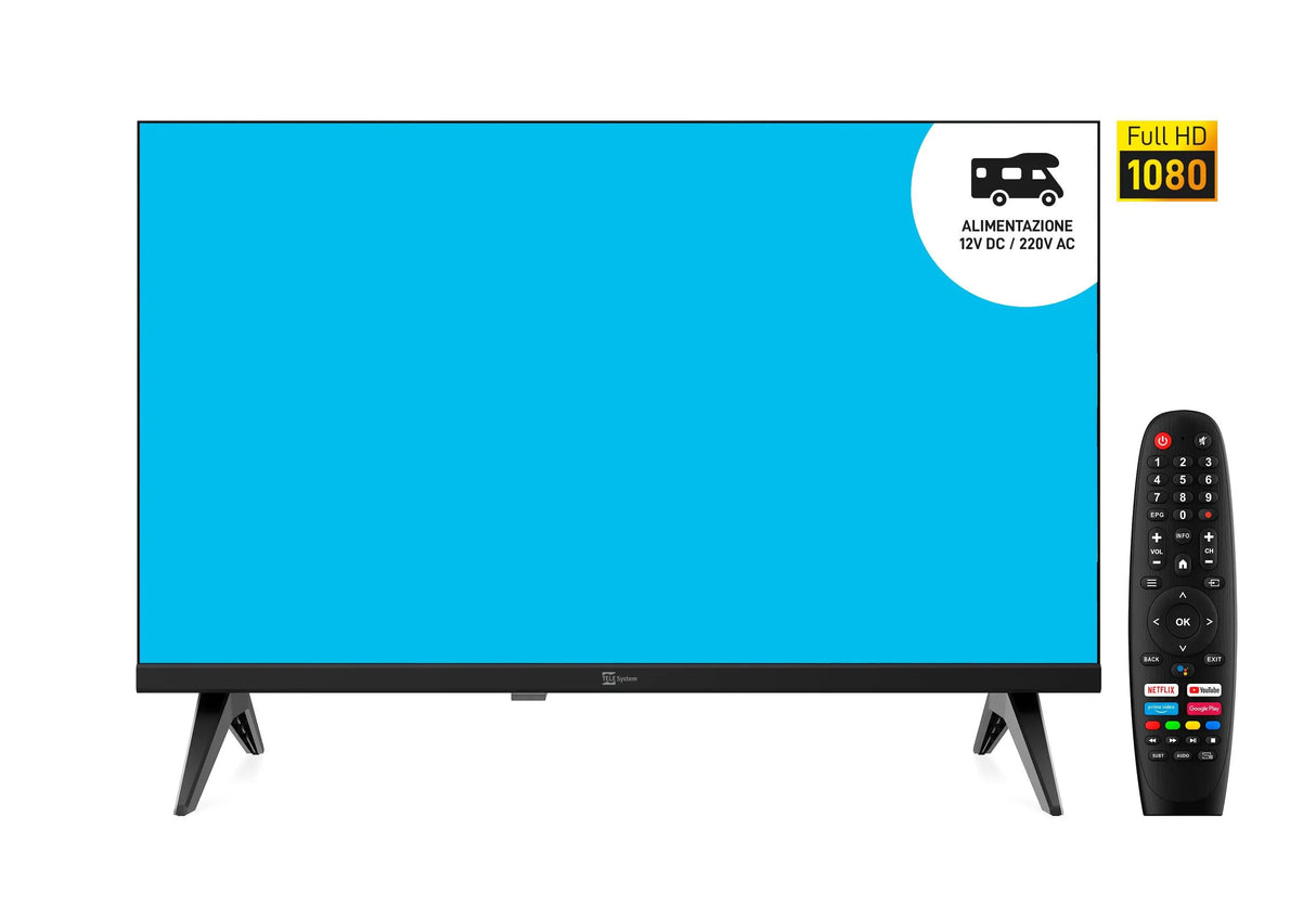 TV Telesystem SMG14 22" Android Smart TV LED FHD