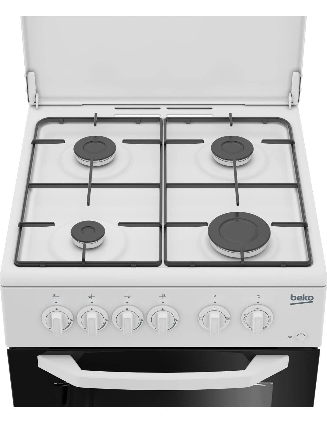 Cucina Beko CSS42014FW Forno Elettrico 4 Fuochi Gas 50x50 Colore Bianco Classe A