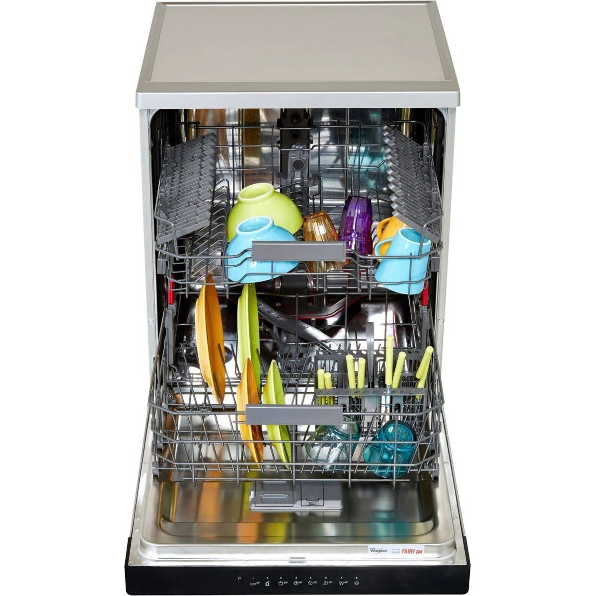 Lavastoviglie Whirlpool WFC 3C26 P X Libera Installazione Inox 14 Coperti Classe E