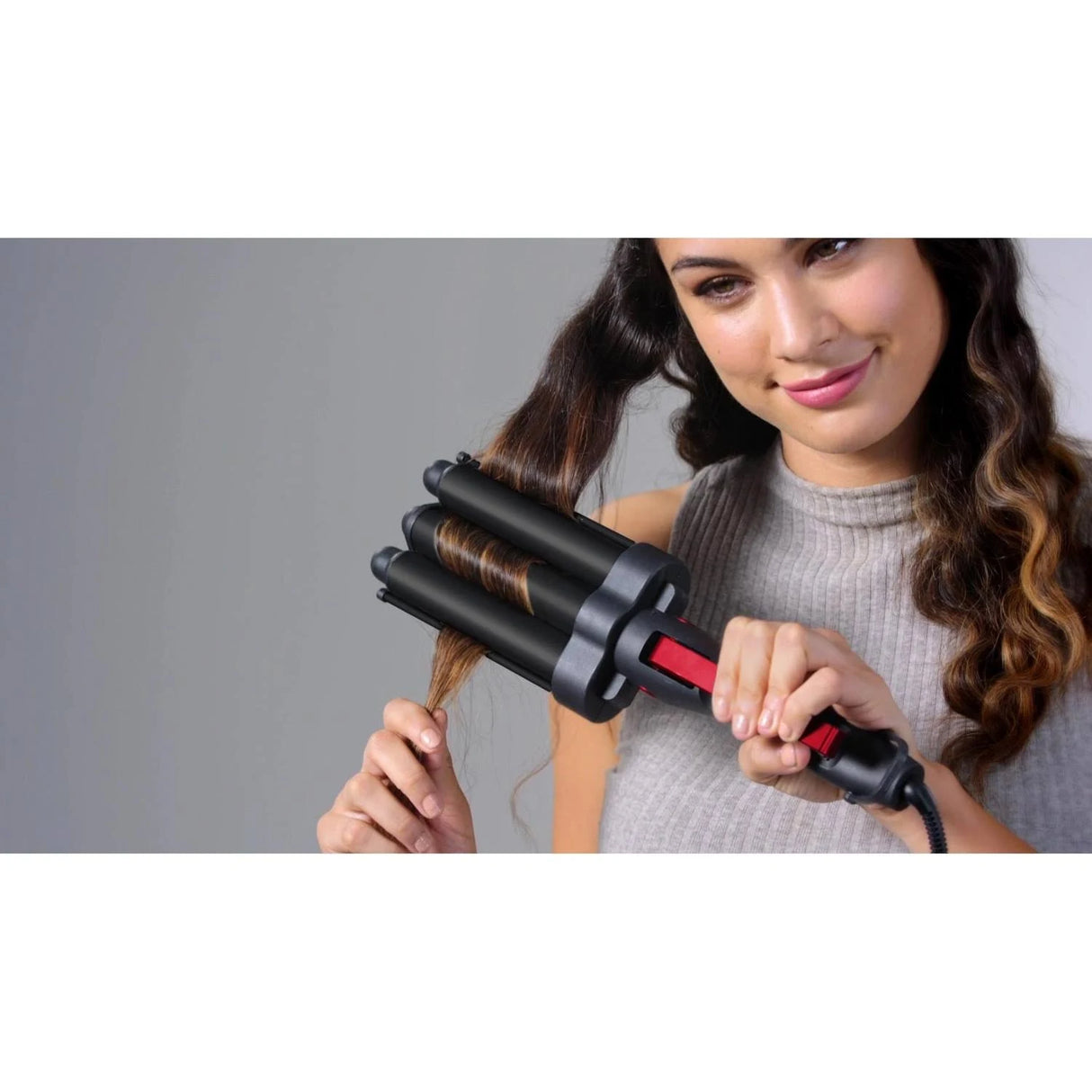 Piastra per onde Revlon RVIR3056UKE Jumbo Waver Ceramica 190°C 95W