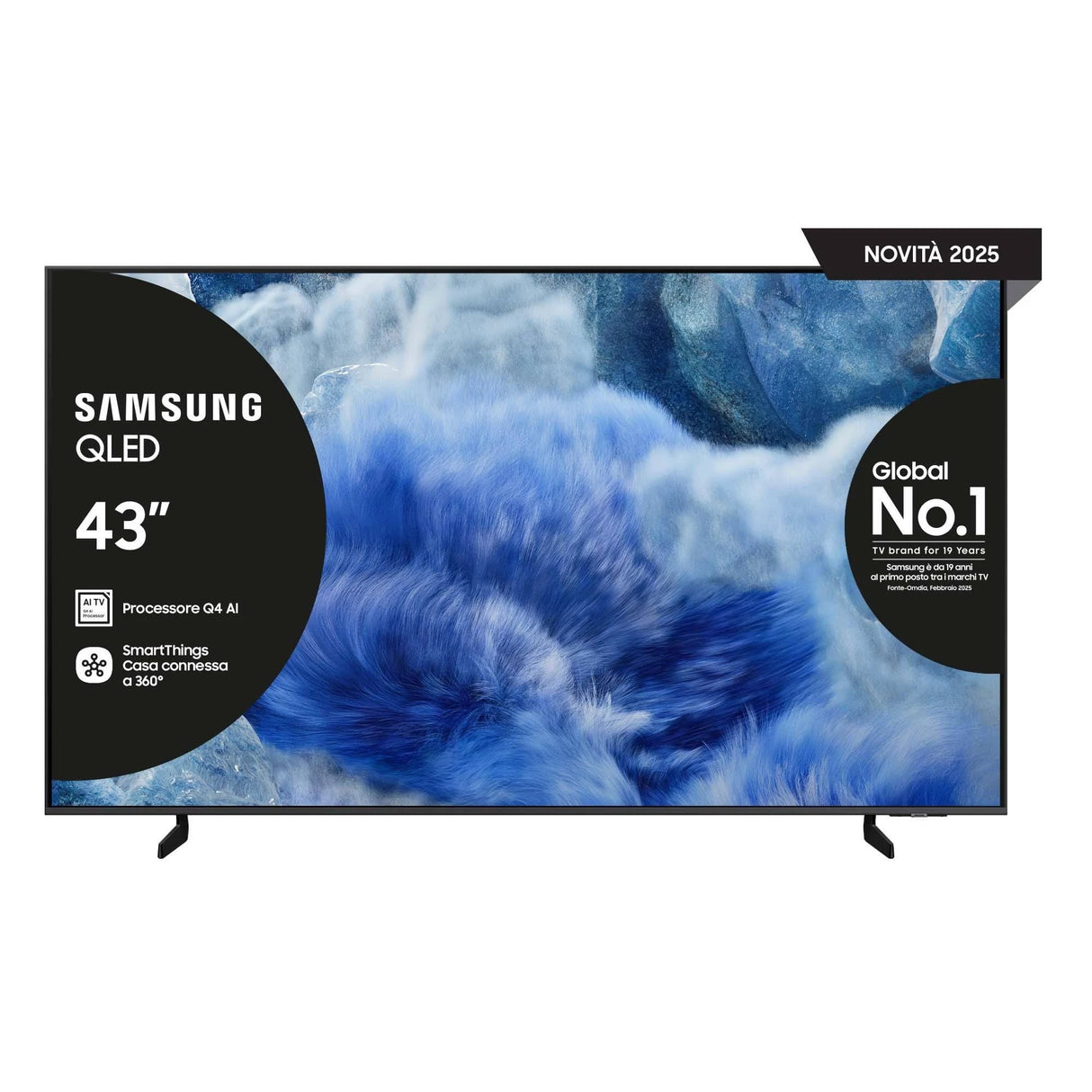 TV Samsung QE43Q8FAAUXZT 43" QLED Q8F 4K Vision AI Smart TV