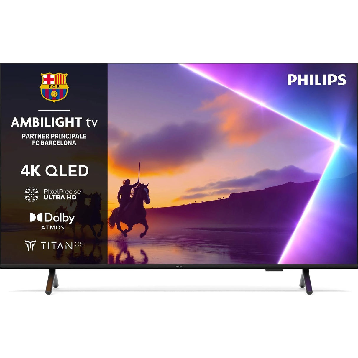 TV Philips 43PUS8510/12 Smart TV 43" Ultra HD QLED Ambilight Titan OS