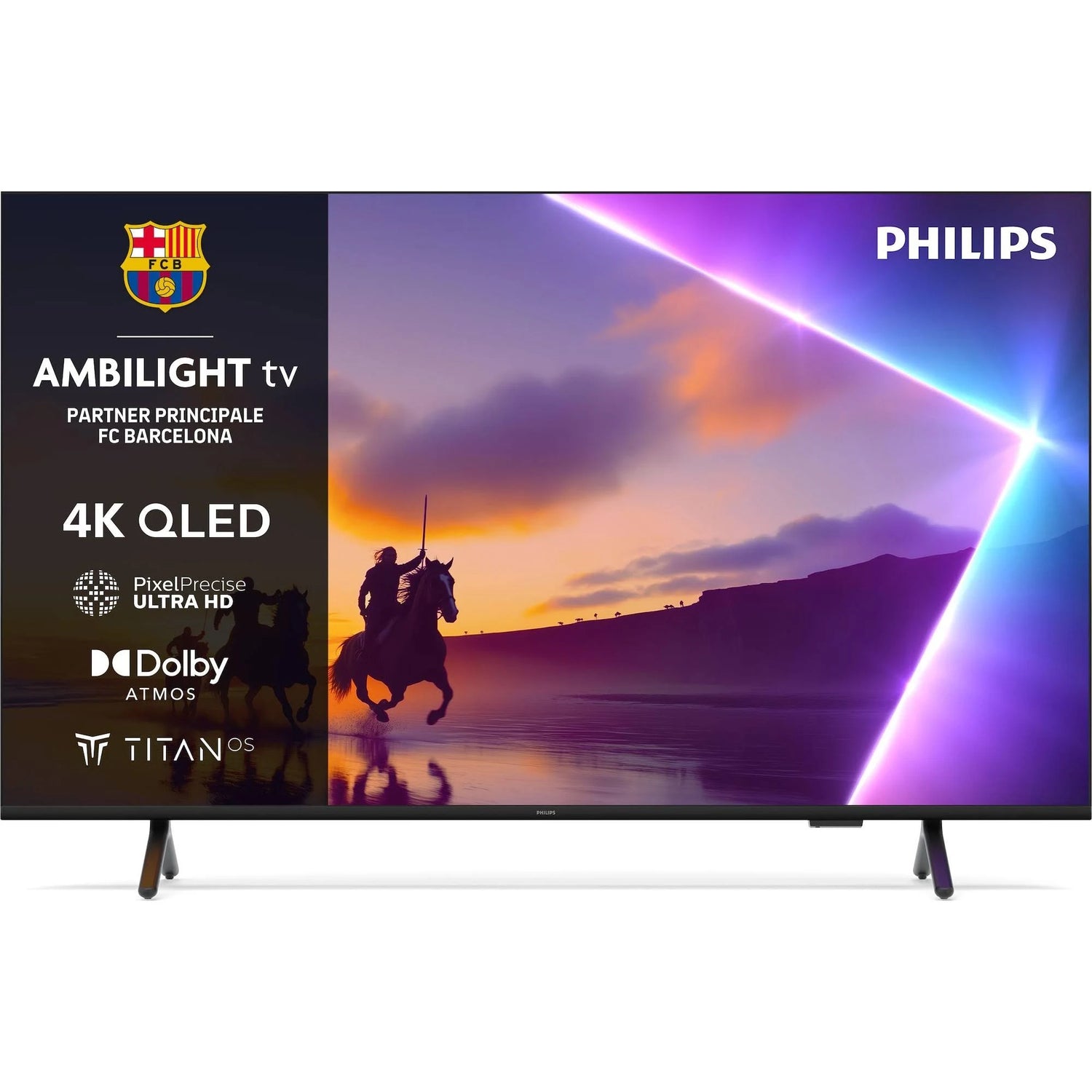 TV Philips 43PUS8510/12 Smart TV 43" Ultra HD QLED Ambilight Titan OS