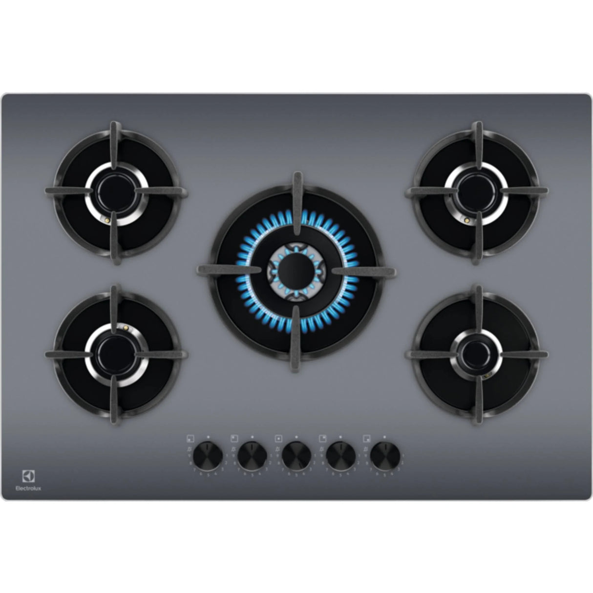 Piano Cottura A Gas Electrolux EGG75372M 75Cm 5 Fuochi Specchio
