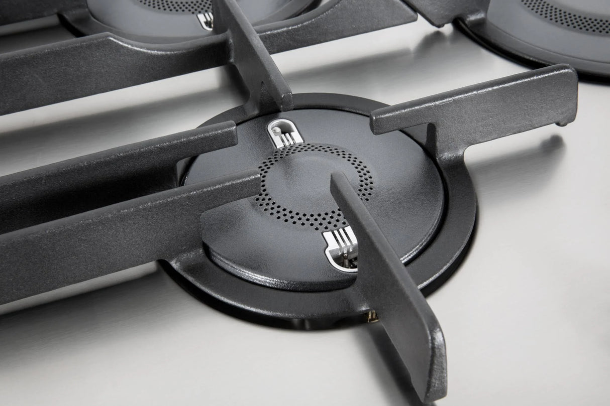 Piano Cottura A Gas Hotpoint FTGHL 641 D/IX/HA 4 Fuochi A Rombo Direct Flame Acciaio Inox