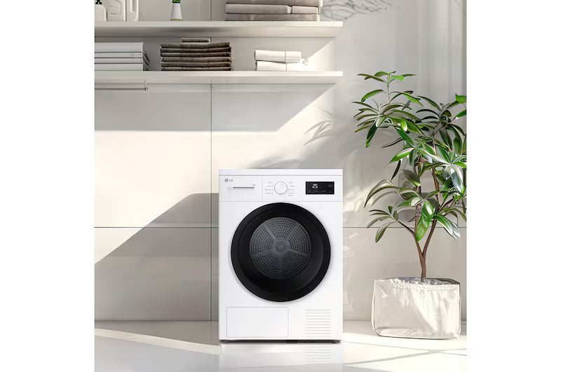 Asciugatrice LG RNA1008NWK 8 kg Pompa di Calore Classe A++ Bianco