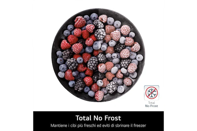 Frigorifero combinato LG GBBS726CPY 60 cm 375L AI Inverter Wi-Fi Metal Fresh Door Cooling Total No Frost Classe C