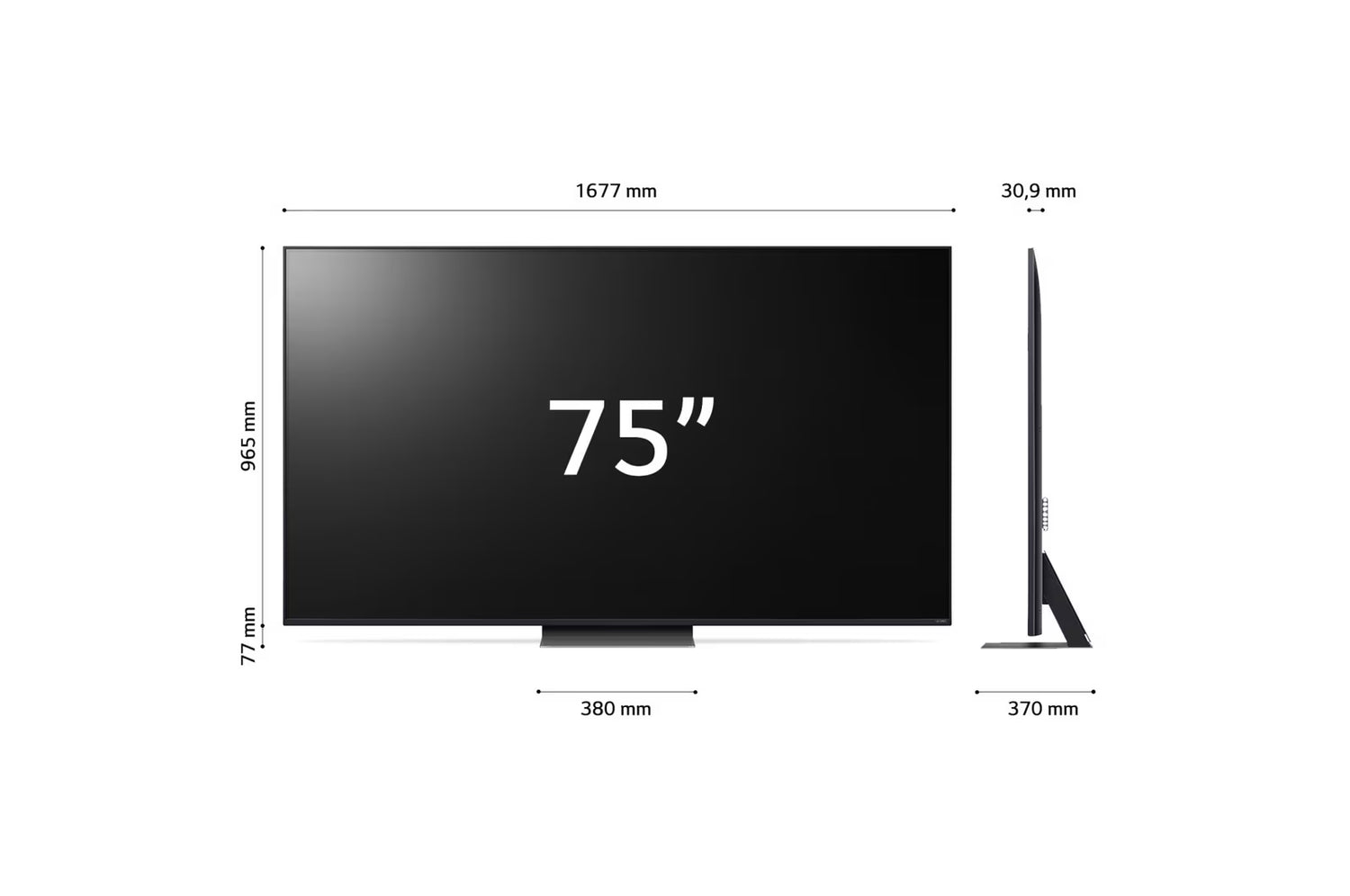 TV LG 75QNED86T6A.API 75" 4K UHD WebOS con ThinQ AI NanoCell QNED Smart TV