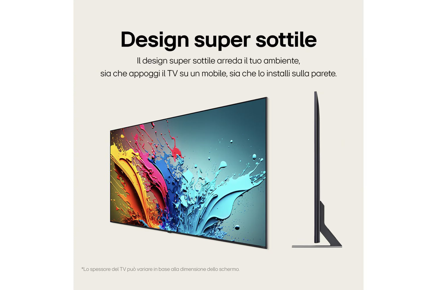 TV LG 75QNED86T6A.API 75" 4K UHD WebOS con ThinQ AI NanoCell QNED Smart TV