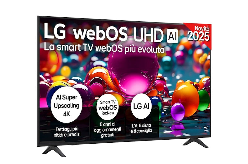 Tv LG 65UA751C0LA.AEU UHD AI 4K Smart TV 2025 – HDR10 Pro, α7 Gen8, Filmmaker Mode