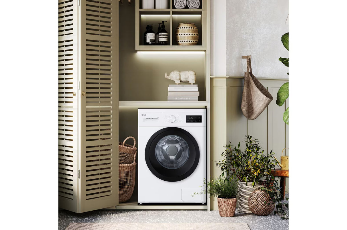 Lavatrice LG F4NA10S8NWK Slim Classe A Capacità 8 Kg Centrifuga 1400 Giri