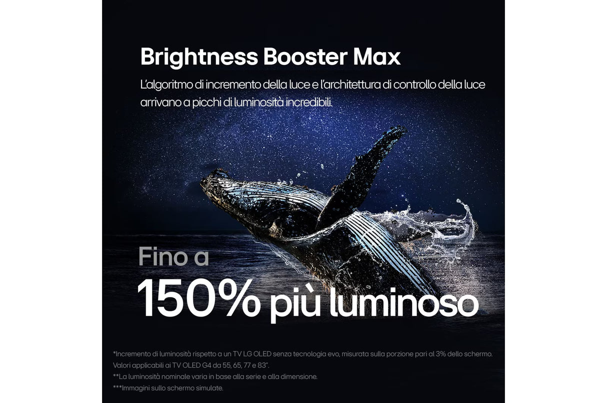 TV LG OLED77G45LW.API  77" OLED Evo AI G4 4K Smart TV Wall