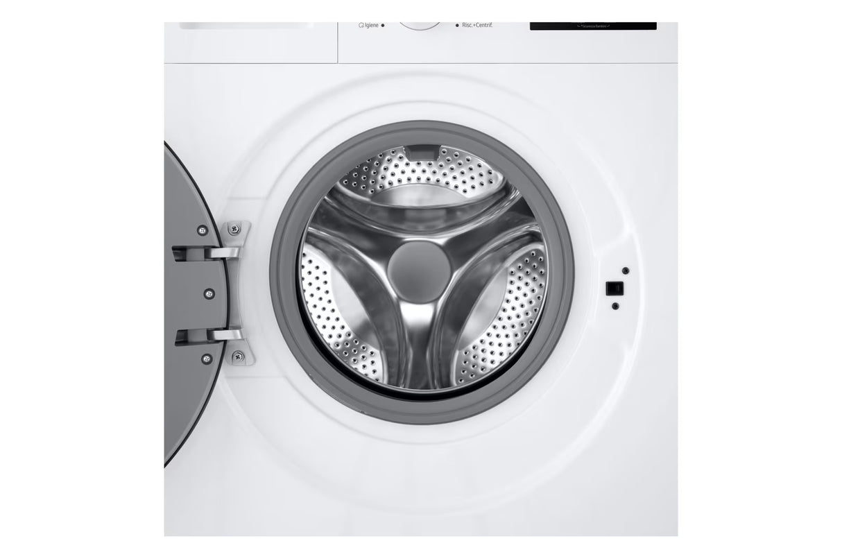 Lavatrice LG F4NA10S8NWK Slim Classe A Capacità 8 Kg Centrifuga 1400 Giri