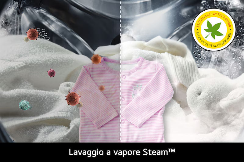 Lavatrice LG F4R3010NSWW 10kg AI DD™ 1400 giri Lavaggio a vapore Inverter Direct Drive Classe A-10%