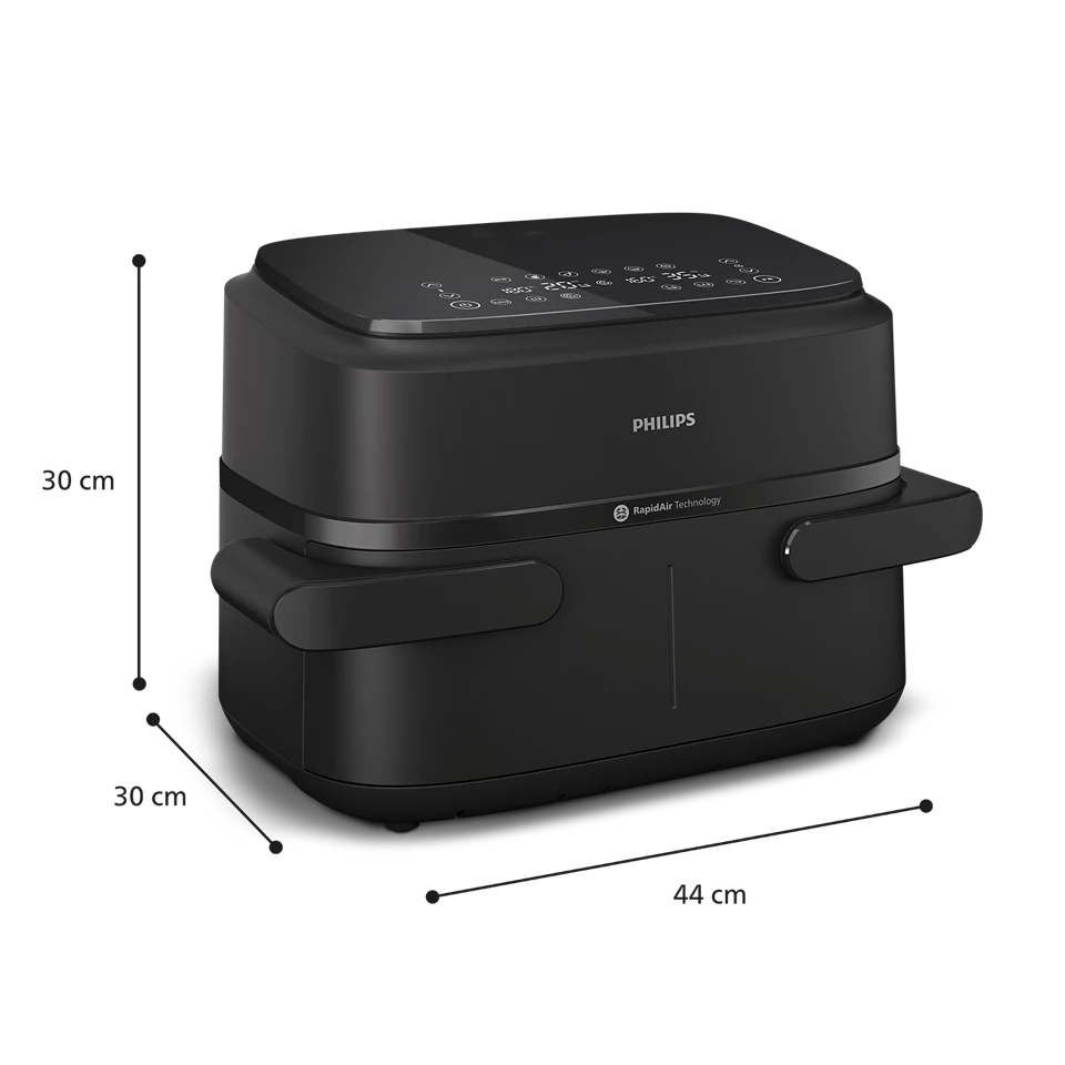 Friggitrice ad Aria Philips NA150/00 2450W 7,1Lt 10 Metodi Di Cottura