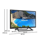 TV Digiquest ATV24 24" Android Led Audio Dolby Digital Plus