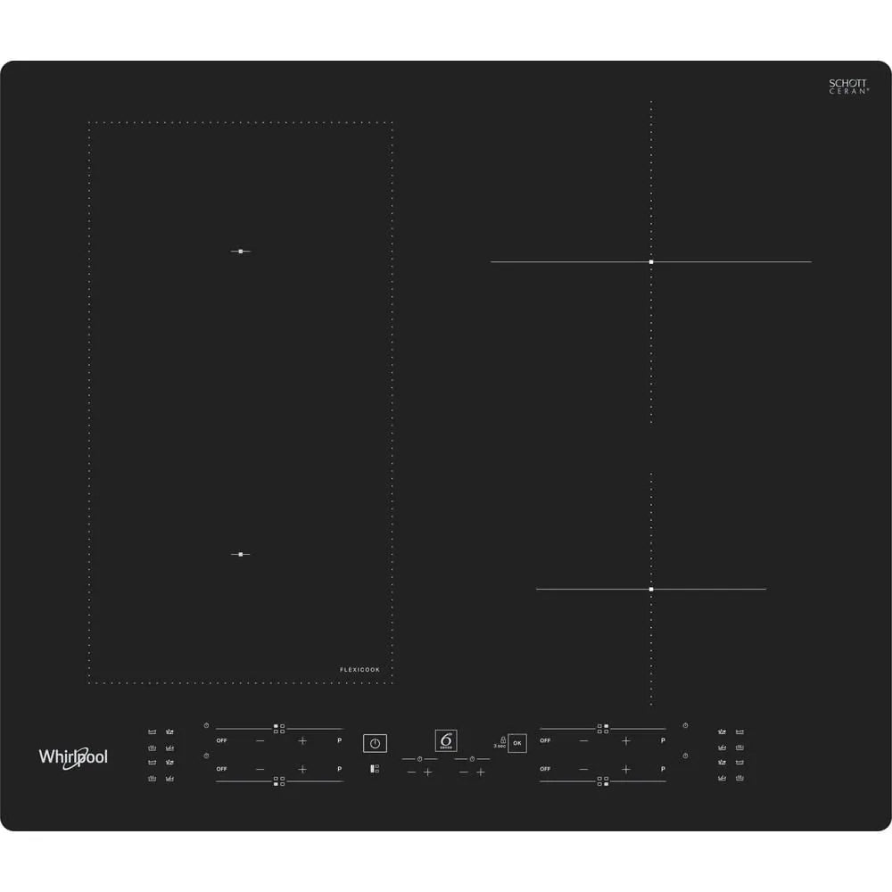 Piano Cottura Induzione Whirlpool WLB8160NE  60 Cm 4 Fuochi