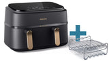 Friggitrice ad Aria Philips NA352/00 2 Cestelli 8 Programmi 9lt 2750W