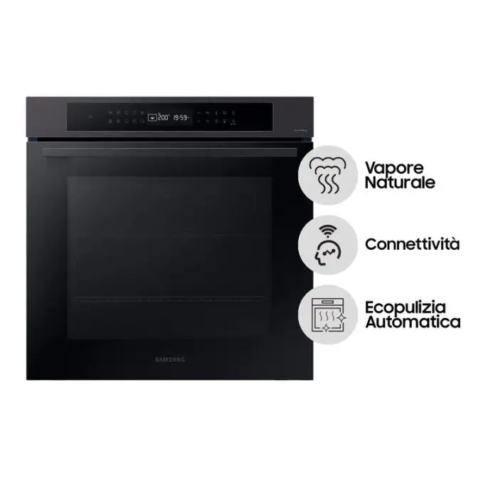 Forno da Incasso Samsung NV7B4040VBB/U5 76 L 2950 W Vapore Naturale SmartThings Nero Classe A+