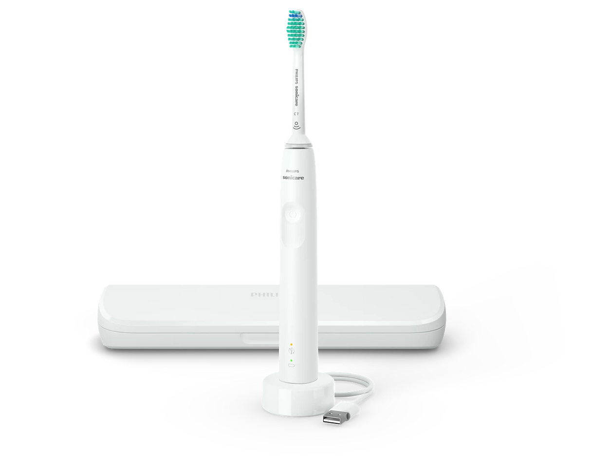 Spazzolino Elettrico Philips HX3673/13 Serie 3000 con Custodia