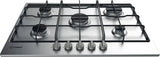 Piano cottura a gas Indesit THP 752 IX/I 5 fuochi 73 cm Inox