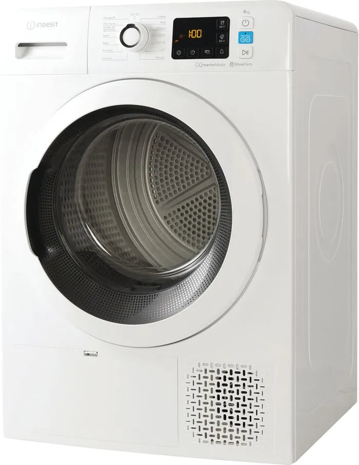 Asciugatrice Indesit YTNM1183KRXIT 8Kg Classe C Pompa di calore Inverter