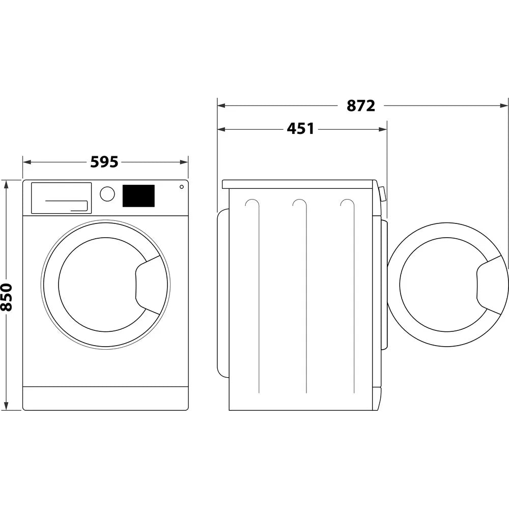 Lavatrice Hotpoint Ariston RSSG 725 D IT Slim  7 kg 1200 giri Classe B Libera Installazione