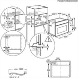 Forno Microonde Combinato Aeg KME561000M Da incasso Inox Antimpronta 43 Litri Ventilato Con Grill 9 Funzioni A+