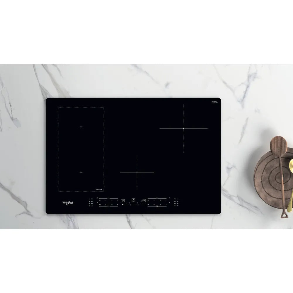 Piano Cottura Induzione Whirlpool WLB2977NE 80Cm 4 Zone Cottura Colore Nero