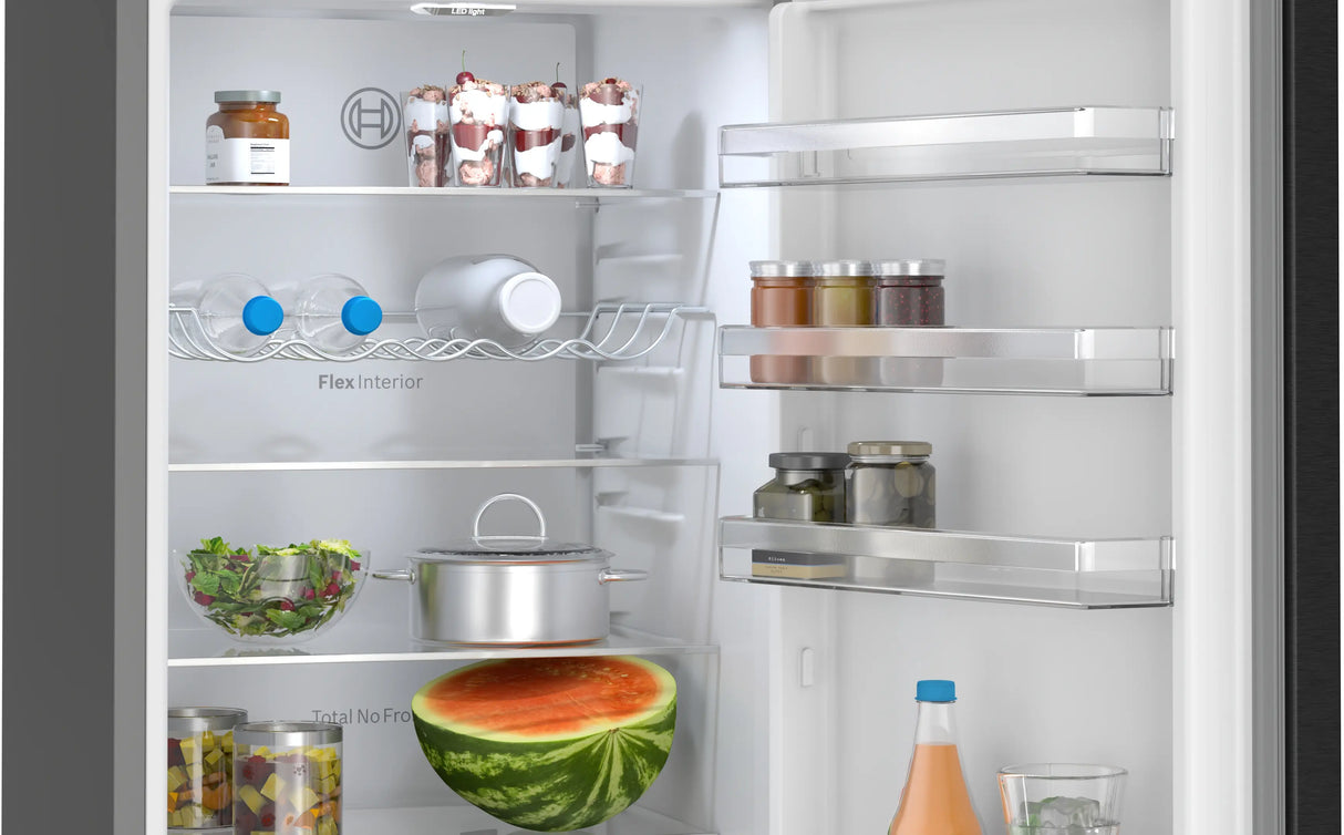Frigorifero combinato BOSCH KGN39VXCT VitaFresh XXL Classe C 363L Dark Inox