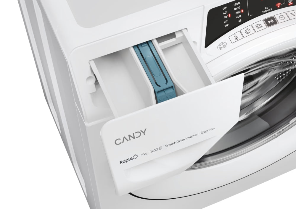Lavatrice Candy RO4 1274DWMT/1-S Libera installazione 7kg Slim Classe A