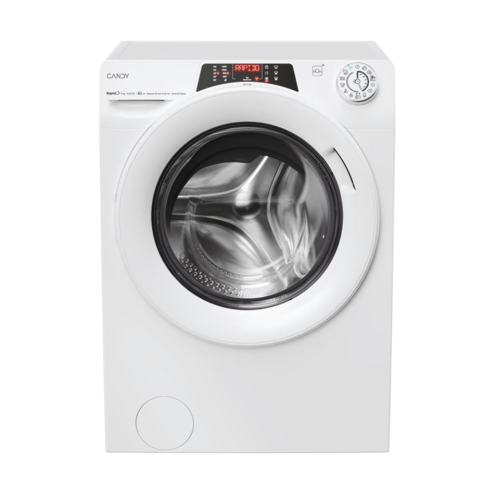 Lavatrice Candy RO 496DWM7/1-S Capacità 9 Kg Classe A-15% Wi-Fi Centrifuga 1400 Giri