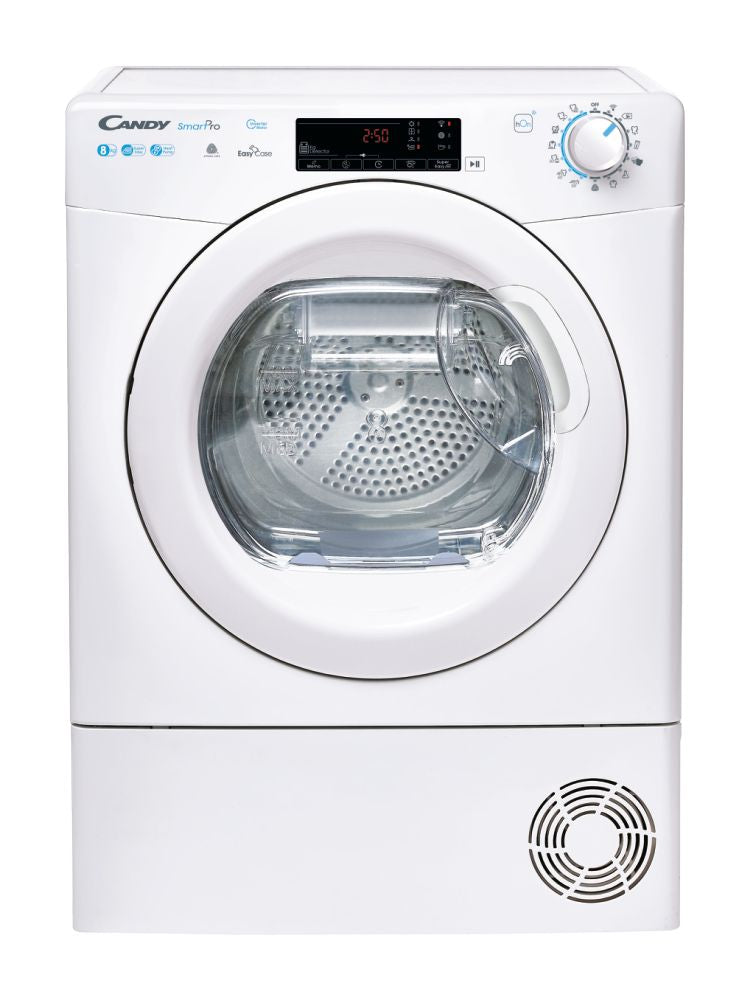 Asciugatrice Candy CSOE H8A3TE-S Pompa di Calore 8kg Classe C Smart Pro