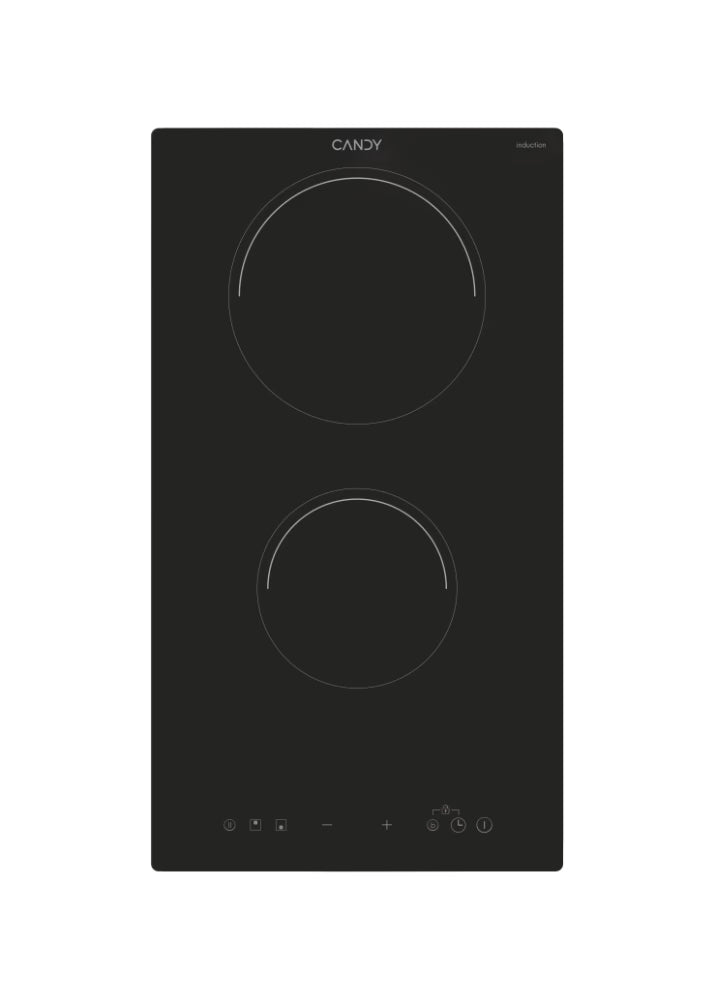 Piano Cottura Induzione Candy CID 30/1  2 Zone 28.8 Cm Nero