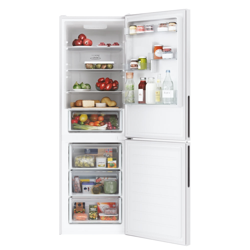 Frigorifero Candy CCE3T618EW Combinato Total No Frost Classe E Altezza 185 cm Finitura Bianco