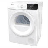 Asciugatrice Hisense DHGE901 9KG Classe E Pompa di calore Bianca