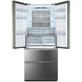 Frigorifero 4 porte Haier HB18FGSAAA 592L No Frost Classe E Argento Titanio