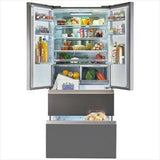 Frigorifero 4 porte Haier HB18FGSAAA 592L No Frost Classe E Argento Titanio