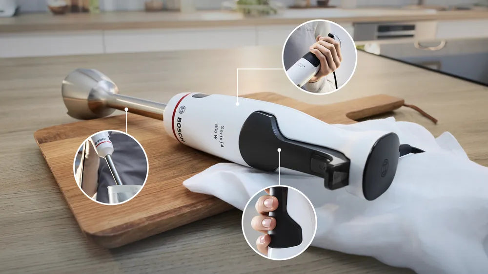 Frullatore a immersione Bosch MSM4W420 Serie 4 ErgoMaster 800 W Bianco