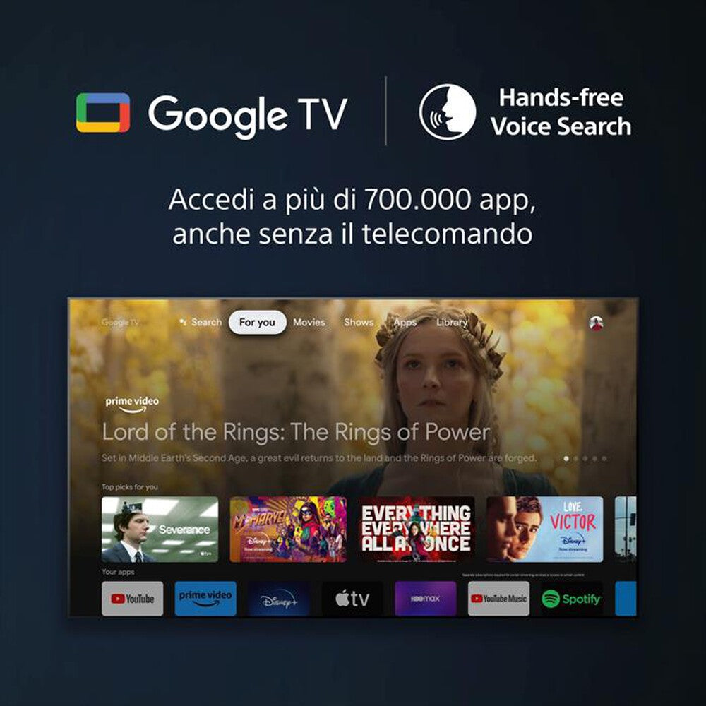 TV Sony KD55X75WLAEP 55" LED 4K HDR Google TV Smart Dolby Atmos