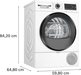 Asciugatrice Bosch WQG233C0IT Libera installazione 8Kg Classe C Pompa Di Calore
