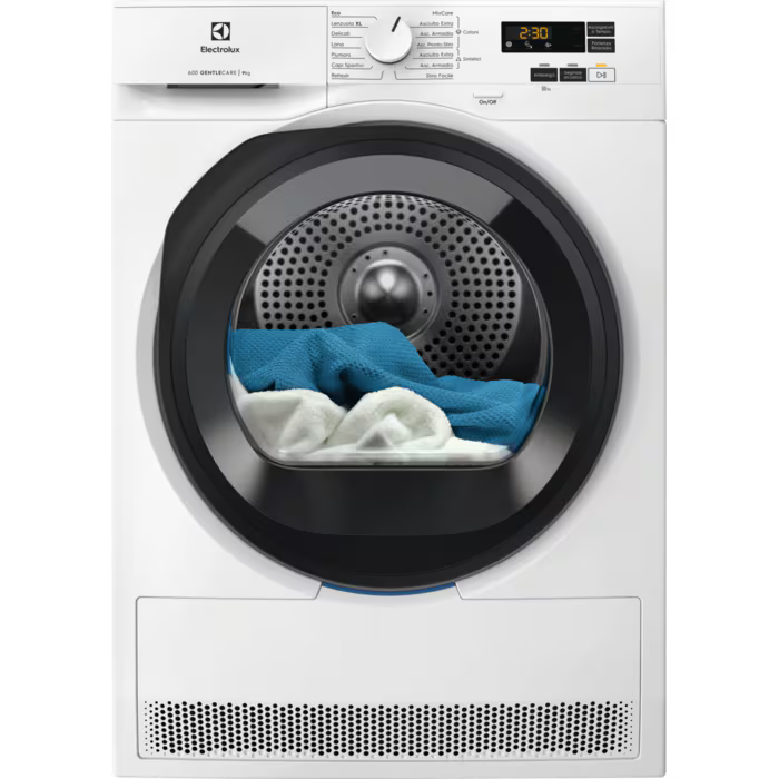 Asciugatrice Electrolux EW6HCH19G 9 kg GentleCare Pompa di Calore Classe C