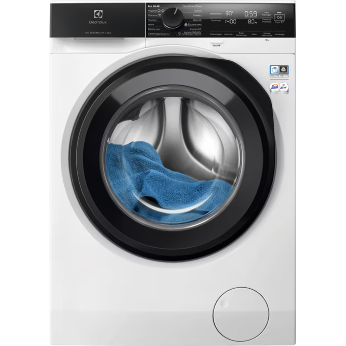 Lavatrice Electrolux EW7F411G Serie 700 SteamCare 11 kg Classe A White