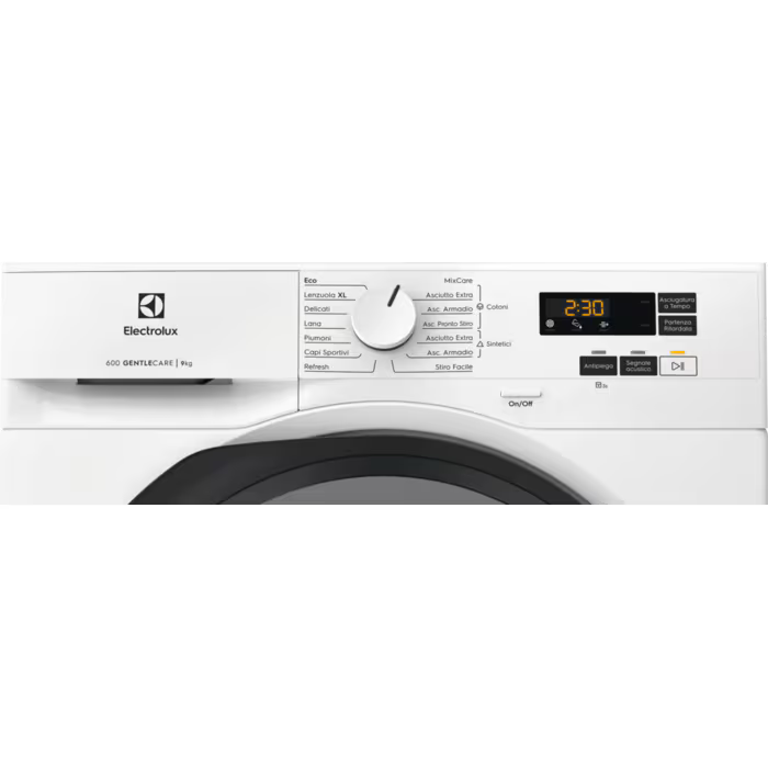 Asciugatrice Electrolux EW6HCH19G 9 kg GentleCare Pompa di Calore Classe C