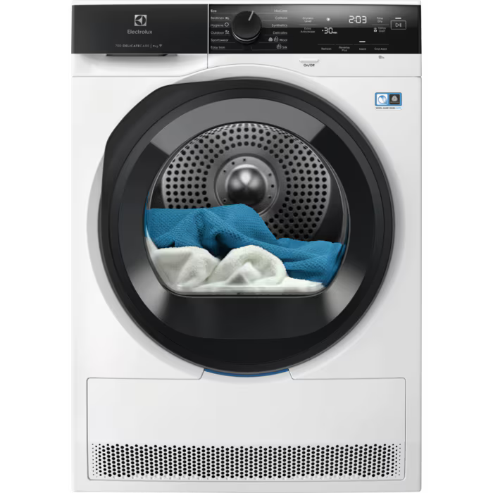 Asciugatrice Electrolux EW7H48GY 700 DelicateCare 8 kg Classe B White