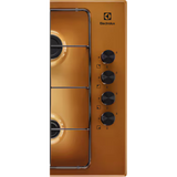 Piano cottura a gas Electrolux EGS6414T Serie 300 Slim side control 60 cm Terra di Francia